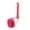 Red, variant on FTsdfkl Pet Bath Brush with Shampoo Dispenser - Silicone Massage Grooming Tool With Ergonomic Handle,2-in-1 Shower Massage Tool for Long Short Haired Dogs Cats Shower