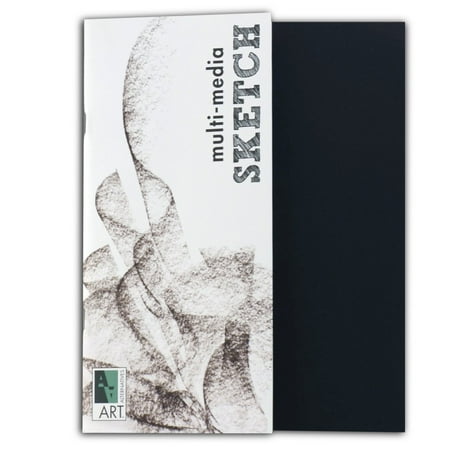 - Black Sketch Book Multimedia 8.5X11, 8.5 x 11 inch book By Art Alternatives From USA