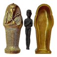 thumbnail image 1 of Resin Ancient Egyptian Coffin Figurine Sculpture Egypt Mummy Statue Small Ornaments Miniature Model Home Decoration Collect, 1 of 5