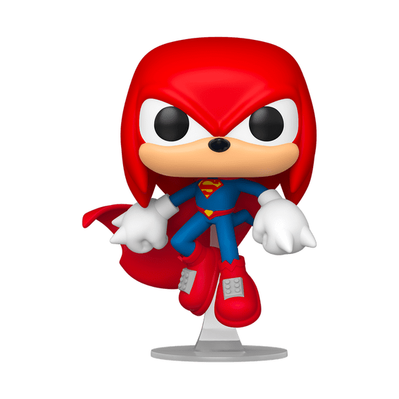Funko Pop! Heroes: Sonic The Hedgehog - Knuckles as Superman Vinyl Figure