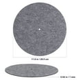 thumbnail image 2 of ELAYARD 2 Pcs Tapis de Vinyle Gris en Feutre Réduit la Friction pour Tourne-Disque, 2 of 6