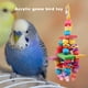 thumbnail image 5 of Juguete acrílico para pájaros, bola masticable para loros, bloques de madera, adornos de jaula, columpio, juguetes para mascotas Tmvgtek Para estrenar, 5 of 6
