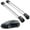 Silver, variant on ERKUL Roof Rack Cross Bars for Toyota Sienna 2011-2020 | Aluminum Crossbars with Anti Theft Lock for Rooftop | Compatible with Raised Rails - Black