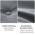 thumbnail image 6 of RUIKASI Dark Gray Queen Comforter Set - Soft and Fluffy Bedding 3 Pieces Set, Microfiber Dark Gray Bedding Sets Queen Size, Bed Set with Comforter, Pillowcases, 6 of 6
