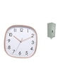 thumbnail image 1 of Reloj de pared,Reloj de pared digital grande y sencillo para dormitorio,Contenedor de almacenamiento,Mini armario organizador de cosméticos de escritorio,Caja de almacenamiento de metal para, 1 of 8