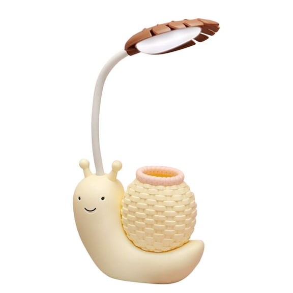 Blasgw Snail Charging Desk Lamp Learning Light Emitting Diode Eye Protection Desk Lamp Yellow
