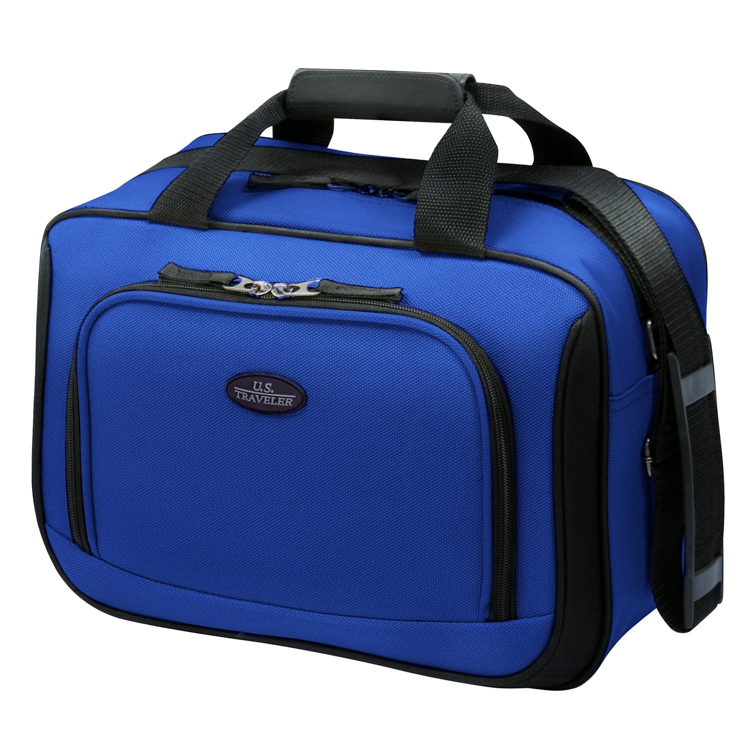  U.S. Traveler Rio Rugged Fabric Luggage, Royal Blue, 2 Wheel