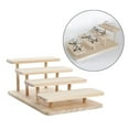 thumbnail image 2 of kurtrusly Wooden Sunglasses Rack Glasses Display Stand Holder Organizer Stand 4 Layers, 2 of 8