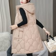 thumbnail image 4 of JURANMO Women's Ultra Light Long Down Vest,2024 Winter Women Warm Sleeveless Vests Long Jacket with Pockets Down Parkas Jackets Classic Solid Color Trendy Full Zipper Up Coats Lightweight, 4 of 9