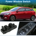 thumbnail image 2 of Unique Bargains Power Window Switch Front Left Driver Side Window Control Switch for Hyundai I20 2010-2015 Black, 2 of 7