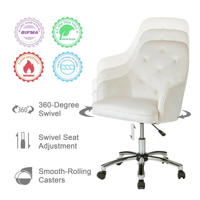 White computer on sale chair walmart