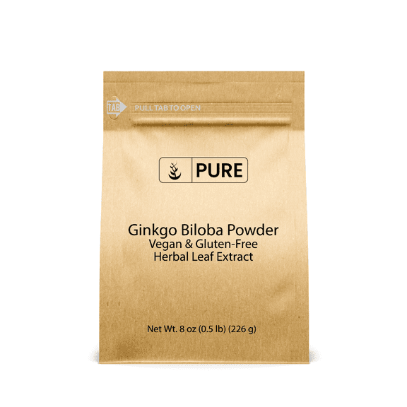 Pure Original Ingredients Ginkgo Biloba Powder 8 oz Always Pure, No Fillers Or Additives, Lab Verified