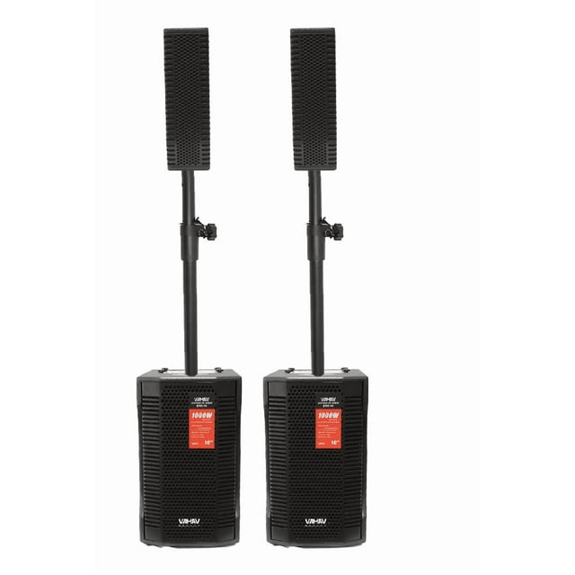 Sistema De Audio Profesional De 10in Bluetooth Ma-prosat10n Negro