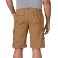 thumbnail image 5 of Men's Workwear Multi Pocket Shorts, Cargo Trousers, Loose Straight Leg Casual, Lightweight Breathable Quick Dry, for Hiking Outdoor Travel Fishing, Everyday | AKLJWH,Khaki 2XL, 5 of 6