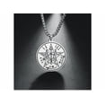 thumbnail image 4 of Tetragramatón Protección Dije Y Anillo Amuleto En Acero Inox Xtellar plateado, 4 of 4