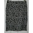 thumbnail image 3 of Alfani Womens Jacquard Print Pencil Skirt, Black, 6, 3 of 4
