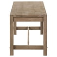 thumbnail image 4 of Scottsdale Wood Trestle Base Dining Bench Washed Brown, 4 of 7