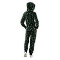 thumbnail image 3 of Noël Pyjamas d'Une Seule Pièce pour Femmes avec Capuche, Modèle Santa Adulte Confortable Combinaisons Homewear, 3 of 5