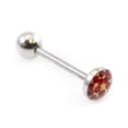 thumbnail image 3 of Tongue Barbell with Colorful Glitter Dome 14G- Sold Each, 3 of 6