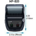 thumbnail image 5 of Seiko MP-B20 2 Mobile Printer Wireless MP-B20-B02JK1-74, 5 of 5