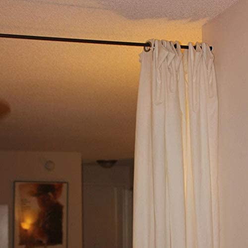 Vailge Room Divider Tension Rods, Premium curtain Tension Rods,122