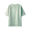 thumbnail image 4 of cllios Men's Solid Faux Suede T-Shirt Casual Oversized Washed T Shirt Round Neck Drop Shoulder Pullover Shirt Classic Short Sleeve Shirts, 4 of 4