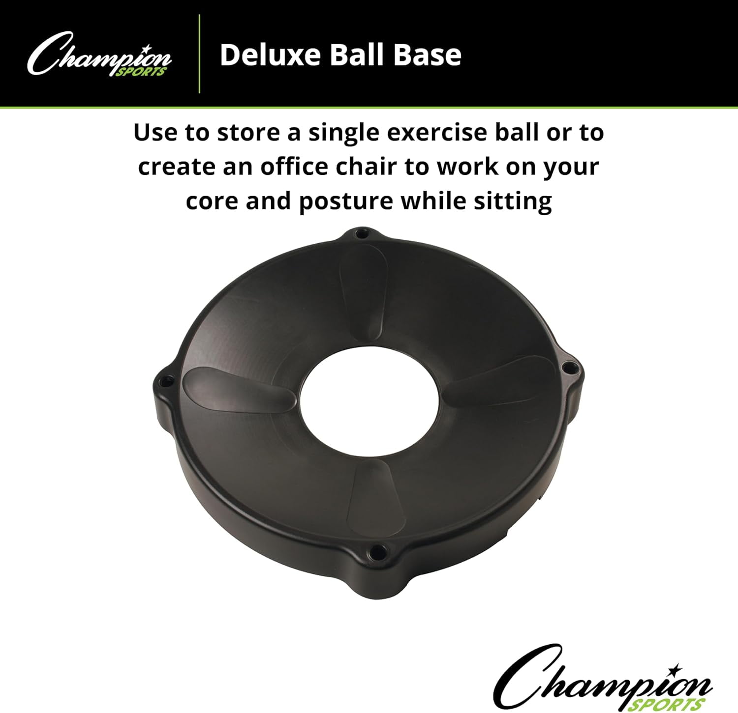 Champion Sports Deluxe Ball Base
