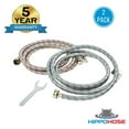 washing machine hoses stainless steel 90 degree braided water supply