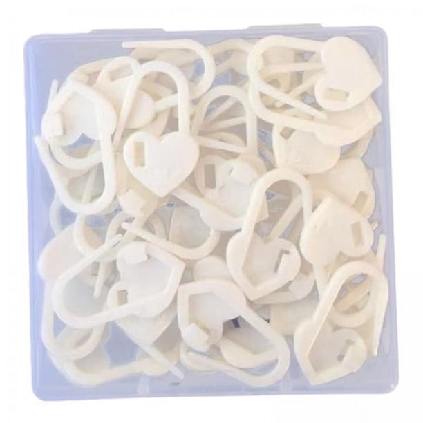 Marcador de punto de crochet,Marcador de puntos de crochet para la punta de de tejer,Marcadores de punto de bloqueo de plástico para tejer a crochet,Alfileres de seguridad con diseño