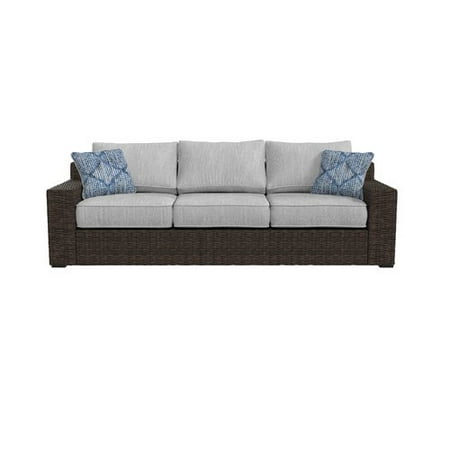 Bloomsbury Market Barnfield Patio Sofa With Cushions Bloomsbury Market Barnfield Patio Sofa With Cushions