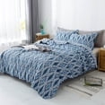 thumbnail image 2 of True Blue Diamond Stitch Reversible Bedspread Set, 2 of 2