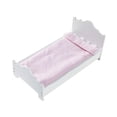 thumbnail image 4 of Cama de madera para muñecas, mueble de juego de simulación, 52,5 x 27,5 x 25 cm, versátil, fácil de montar, para niñas y niños, ligera y realista., 4 of 8