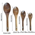thumbnail image 3 of Outdor Wooden Measuring Cups And Spoons | Farmhouse Wooden | Multifunctional Measuring Seasoning For Jars &, 3 of 5