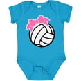 thumbnail image 3 of Inktastic Volleyball with Pink Bow Boys or Girls Baby Bodysuit, 3 of 5