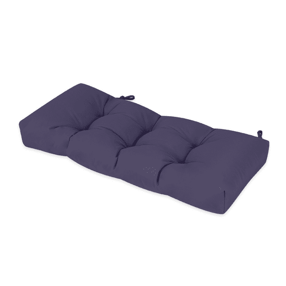 48×16×4 Inch Tufted Bench Cushion, Olefin TPU Waterproof Fade Resistant Thick Seat Pad, Non-Slip Indoor Outdoor Patio Furniture Cushion