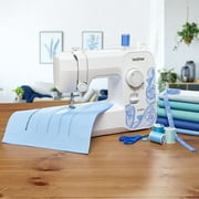Brother LX3817 Reliable Beginner Full-Size Sewing Machine with 17 Built-In Stitches, Jam-Resistant Drop-In Bobbin & Free Arm for Sleeves and Pants
