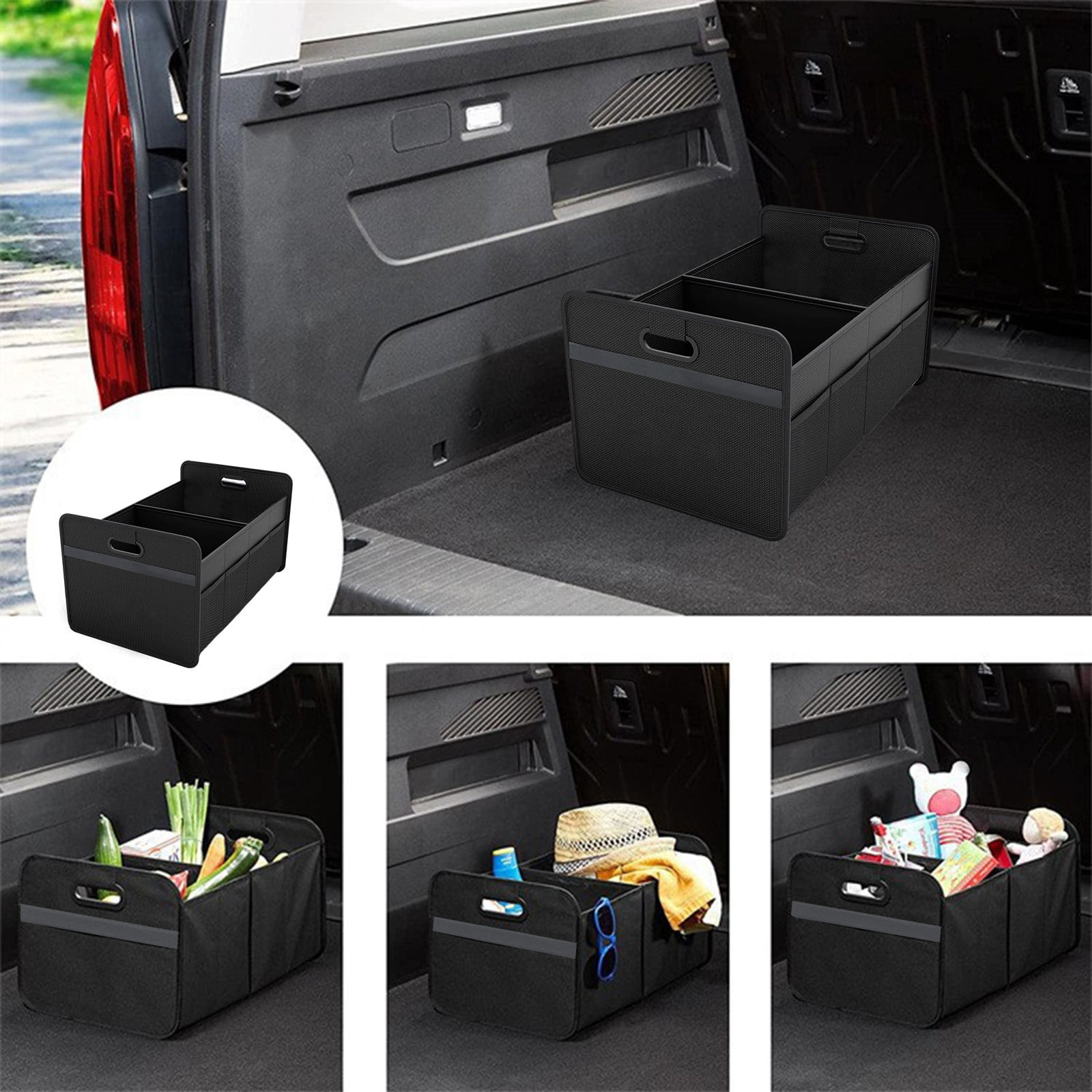 Pgyong Clearance! Car Boot Storage Bag Storage Box Car Decorative ...