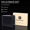 thumbnail image 2 of Genuine Leather Bifold Wallets For Men- Slim, Minimalist and RFID Blocking - By SUCCOR, 2 of 7