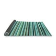 thumbnail image 2 of Ahgly Company Indoor Rectangle Abstract Light Blue Modern Area Rugs, 8' x 10', 2 of 4