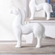 thumbnail image 4 of Linda escultura de caballo de resina, artesanía decorativa, estatua de animal para oficina, niños Blanco 11x9.8x3in, 4 of 9
