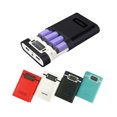 thumbnail image 2 of Portable 4 Slot LCD Display DIY Power Bank Case Box 18650 Battery Charger Holder-Black, 2 of 5