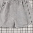 thumbnail image 4 of Fengqque Boys and Girls Cotton Athletic Shorts Soccer Running Active Dry-Fit Kids Gym Workout Performance Solid Color Shorts Gray 2-3 Years, 4 of 6
