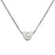 thumbnail image 1 of Collar Inicial de Corazón Uxcell para Mujeres, Cadena de Acero Inoxidable Baño de Oro de 18K, Collar Personalizado con Letra C para Regalos de Joyería para Mujeres, Tono Plateado, 1 of 6