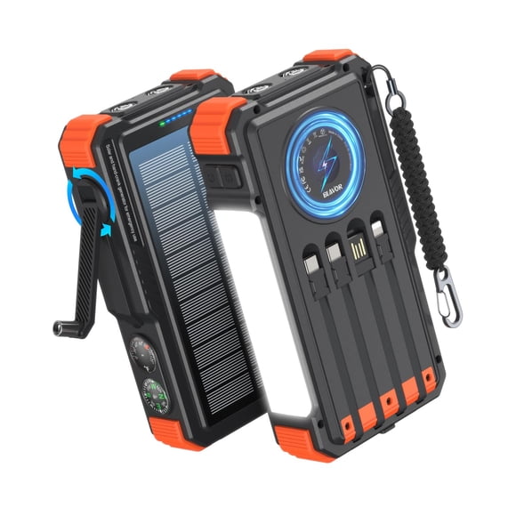 Power Bank BLAVOR B007 Solar Inalámbrico 20W de 20000mAh