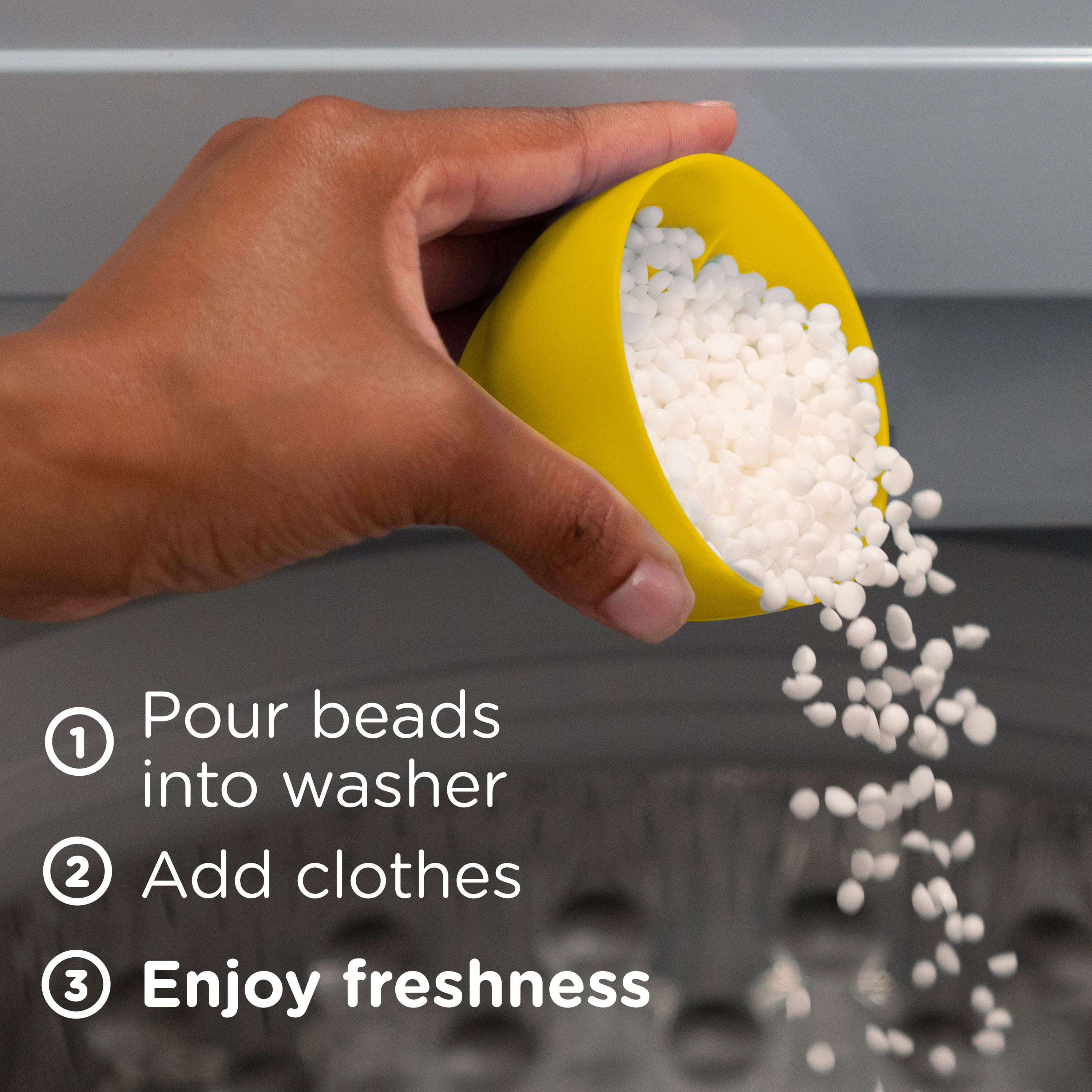 Downy Light Laundry Scent Booster Beads, Orange Blossom Scent, In-wash fabric beads designed to be gentle with a light boost of scent, No Heavy Perfumes