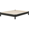 thumbnail image 3 of Pemberly Row Modern Queen Size Platform Bed in Gray Oak Finish, 3 of 7