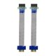 thumbnail image 1 of 2 Pcs PCI-Express PCI-E 1X Riser Card Extender Cable Extension Cable Length 20 cm, 1 of 5