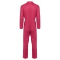 thumbnail image 4 of iEFiEL Mens Resistant Work Overalls Long Sleeve Workwear Jumpsuit Uniforms Halloween Party Coverall Costume Hot Pink 3XL, 4 of 5