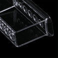 3X Plastic Clear Test Tube Rack 6 Holes Stand Lab Test Tube Stand Shelf