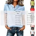 thumbnail image 3 of Ayolanni Solid Womens T Shirts 100% Cotton Short Sleeve V-Neck Button Down Blouse Loose Workout Henley Shirts 2026 Summer Clothes Blue XXL, 3 of 5